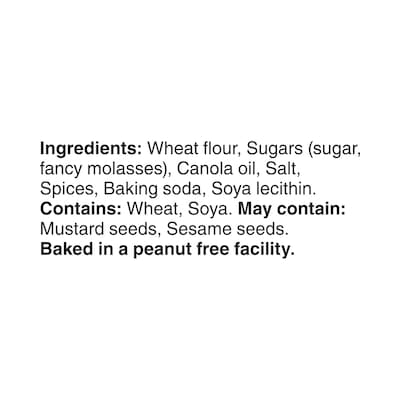 Simple Pleasures Spice Snaps Cookies