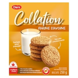 Dare Biscuits Collation Farine d’avoine 250 g, 0,68 $/100g