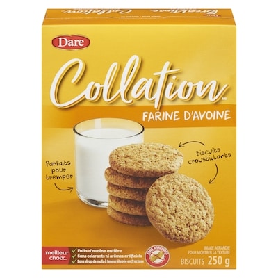 Dare Biscuits Collation Farine d’avoine 250 g, 0,68 $/100g