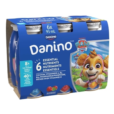 Danone Kids Yogurt Drink, Raspberry, Paw Patrol 558 ml, $0.80/100ml