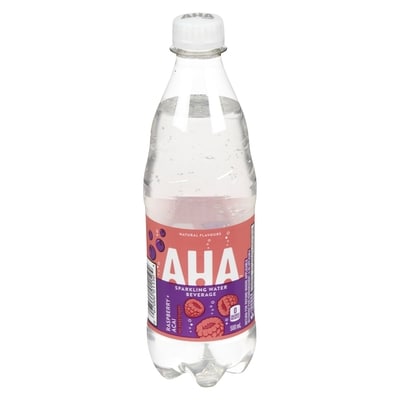 AHA Raspberry + Acai Sparkling Water Bottle 500 ml, $0.30/100ml