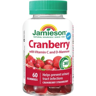 Jamieson Cranberry Complex Gummies 60 ea, $0.27/1ea