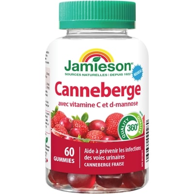 Jamieson Complexe Canneberge Gummies 60 ea, 0,27 $/1ch