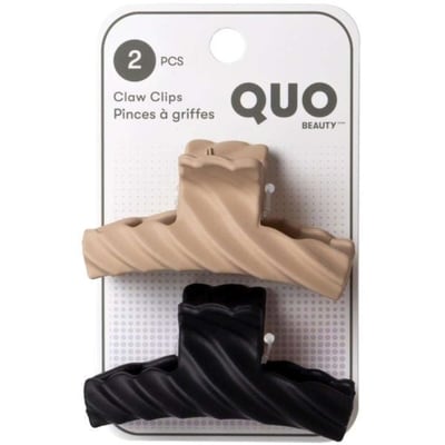 Quo Beauty Claw Clip Multi 2 ea, $5.00/1ea