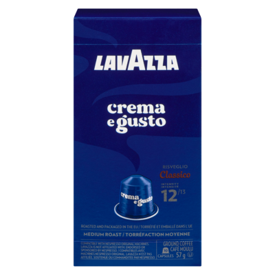 Lavazza Crema e gusto café moulu risveglio classico torréfaction moyenne 55 g, 16,35 $/100g