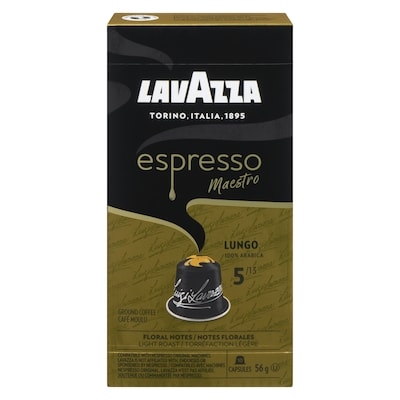 Lavazza Espresso Maestro Ground Coffee Lungo Light Roast 55 g, $16.35/100g