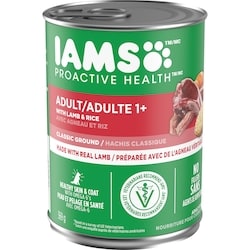 Iams Proactive Health Adult Wet Dog Food, Lamb & Rice, Classic Ground 369 g, $0.67/100g