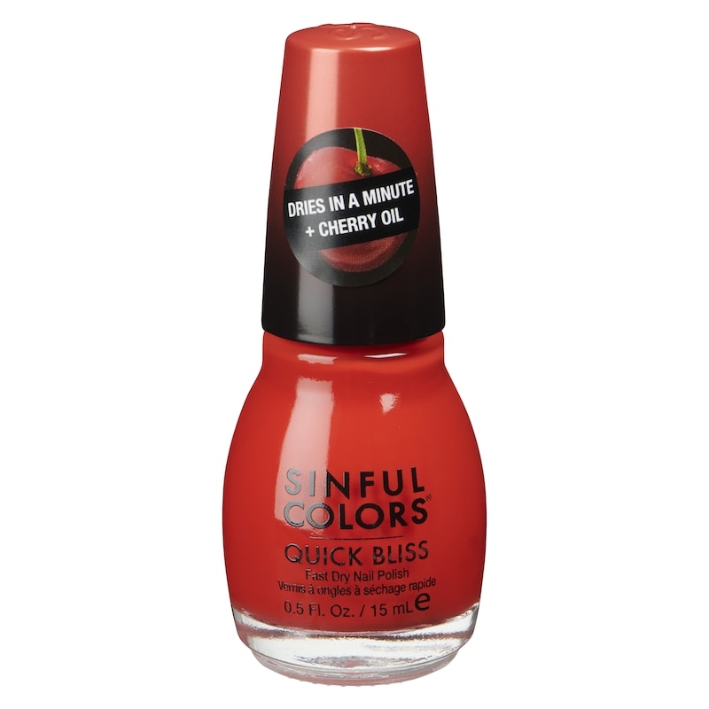 Quick Bliss Fast Dry Nail Polish 2672 Cherry Chaser