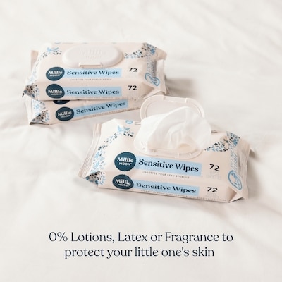 Millie Moon Sensitive Wipes - 72 Wipes 72 ea, $0.06/1ea