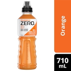 Powerade Sports Drink ZERO SUCRE Saveur de L'orange Bouteille 710 ml, 0,42 $/100ml