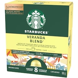 Starbucks VERANDA BLEND pour NESPRESSO VERTUO, café 100 g Maxi