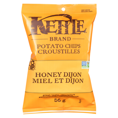 Kettle Potato Chips Honey Dijon 56 g, $4.09/100g