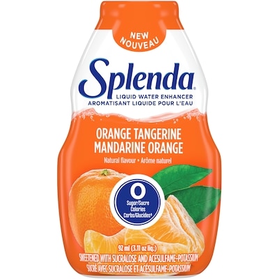 Splenda Mandarine Orange Aromatisant Liquide Pour L'Eau 92 ml, 5,98 $/100ml