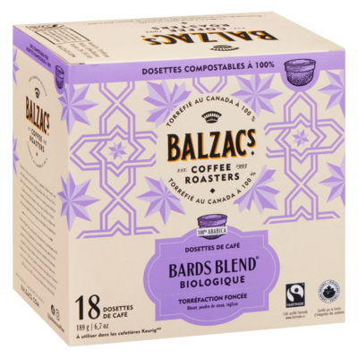 Bards blend dosettes de café torréfaction corsée foncé, riche