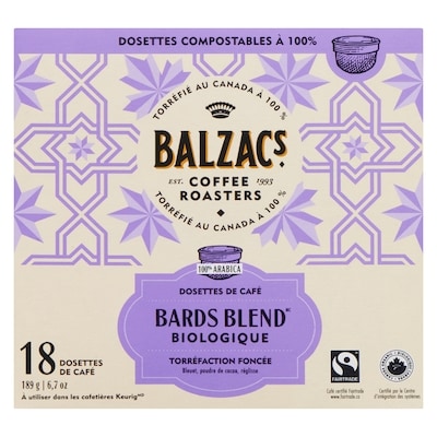 Bards blend dosettes de café torréfaction corsée foncé, riche