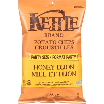 Kettle Brand Croustilles format party miel et dijon 368 g, 1,90 $/100g