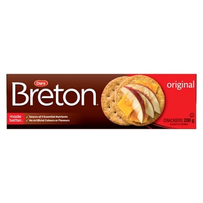 Dare Breton Original Crackers 200 g, $1.50/100g
