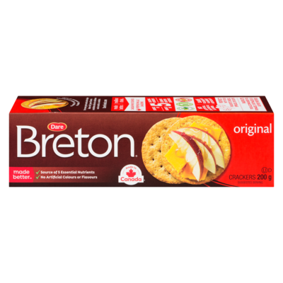 Dare Breton Original Crackers 200 g, $1.75/100g