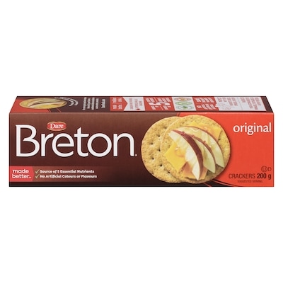 Dare Breton Original Crackers 200 g, $1.50/100g