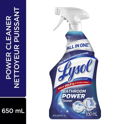 Lysol Nettoyant Mousse Desinfectant Pour Salle De Bain 650 ml, 0,92 $/100ml