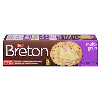 Dare Craquelins Breton Multigrain 200 g, 1,25 $/100g