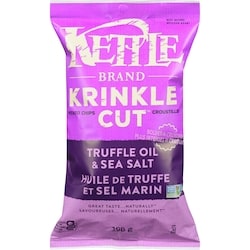Kettle Brand Krinkle cut croustilles huile de truffe et sel marin 198 g, 2,02 $/100g