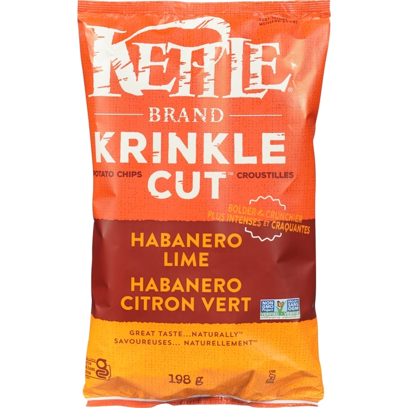 Krinkle Cut Potato Chips Habanero Lime