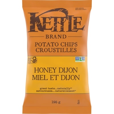 Kettle Potato Chips Honey Dijon 198 g, $1.77/100g