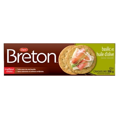 Dare Craquelins Breton Basilic et huile d’olive 200 g, 1,75 $/100g