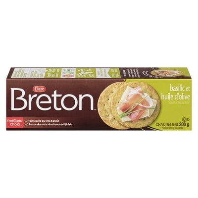 Dare Craquelins Breton Basilic et huile d’olive 200 g, 2,15 $/100g