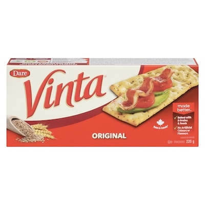 Dare Vinta Original Crackers 225 g, $1.11/100g