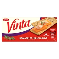 Dare Craquelins Vinta Romarin et huile d’olive 225 g, 1,33 $/100g