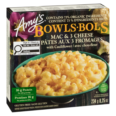 Mac & 3 Cheese With Cauliflower Bowls Gluten Free