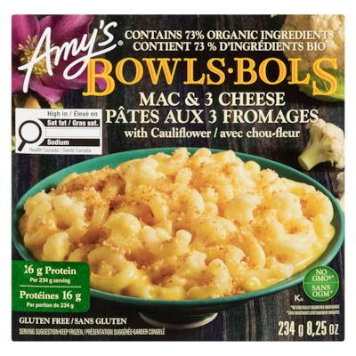 Mac & 3 Cheese With Cauliflower Bowls Gluten Free