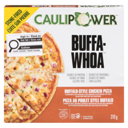 Caulipower Buffa-whoa pizza au poulet style buffalo 310 g, 5,48 $/100g