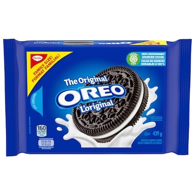 Christie Biscuits-sandwiches OREO L’original, format familial 439 g, 1,48 $/100g