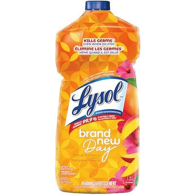 Lysol Desinfectant Nettoyant Tout Usages Mangue et Hibiscus 1.2 l, 0,33 $/100ml