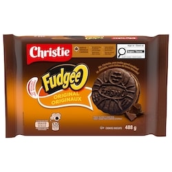 Christie Fudgee-O Chocolatey Creme Filled Sandwich Cookies - 488 g