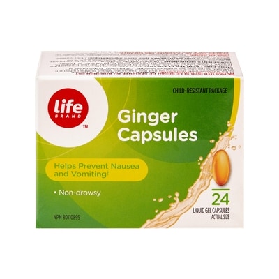 Life Brand Ginger Liquid Gel 24 Capsules 24 ea, $0.37/1ea