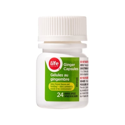Gélules au gingembre, 24 capsules de gel liquide