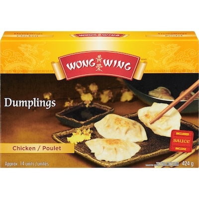 Wong Wing Dumplings Chicken 424 g, $2.12/100g