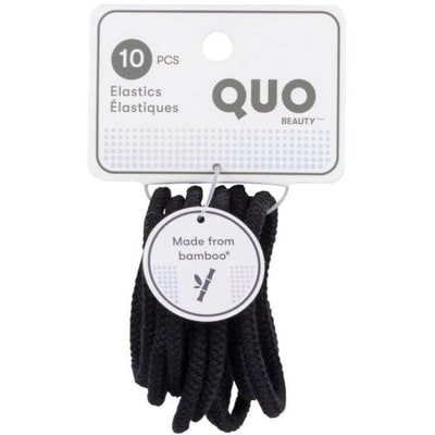 Quo Beauty Bamboo Elastic Black 10 ea, $0.90/1ea