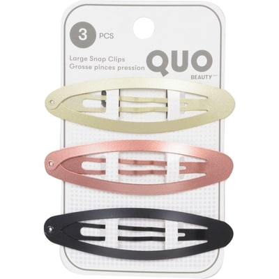 Quo Beauty Paquet de 3 barrettes géantes qb 3 ea, 2,70 $/1ch