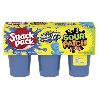 Snackpack Sour Patch Kids Pack, Blue Raspberry, 6 Pack 594 g, $0.72/100g