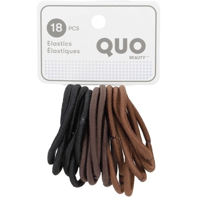 Quo Beauty 18 Pack Colour Match Brown Elastics 18 ea, $0.30/1ea