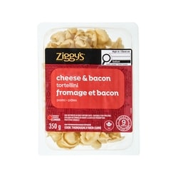 Ziggy’s Tortellini fromage et bacon 350 g, 1,23 $/100g
