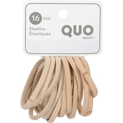 Quo Beauty 16 Pack Blonde Elastics 16 ea, $0.32/1ea