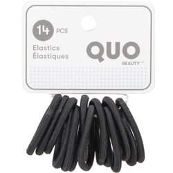 14 Pack Elastics Black
