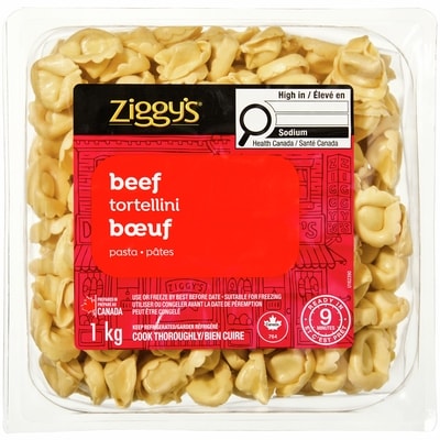 Ziggy's Beef Tortellini  1 kg, $0.95/100g