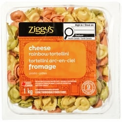 Ziggy's Cheese Rainbow Tortellini 1 kg, $0.95/100g